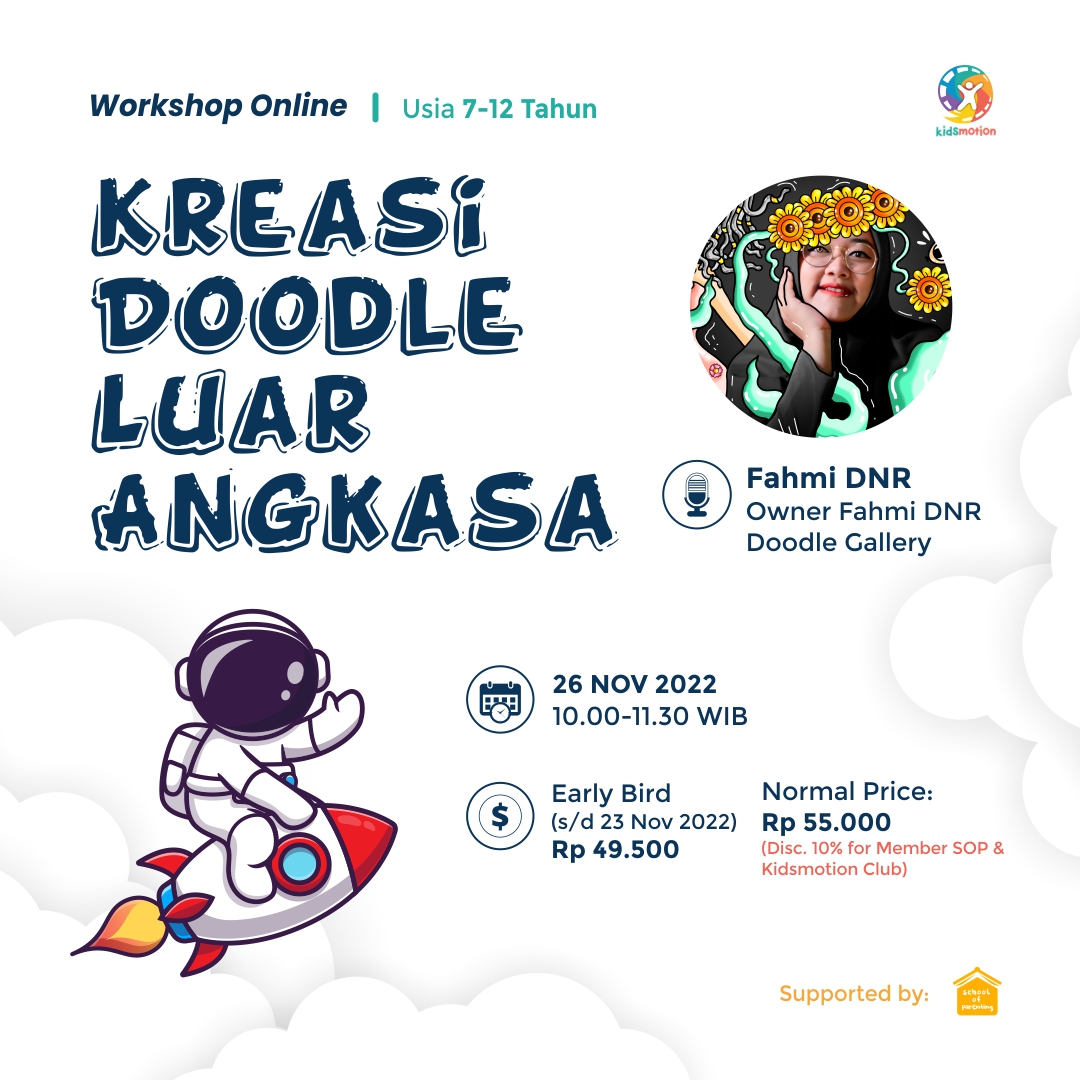 Space Art for Kids: Kreasi Doodle Luar Angkasa